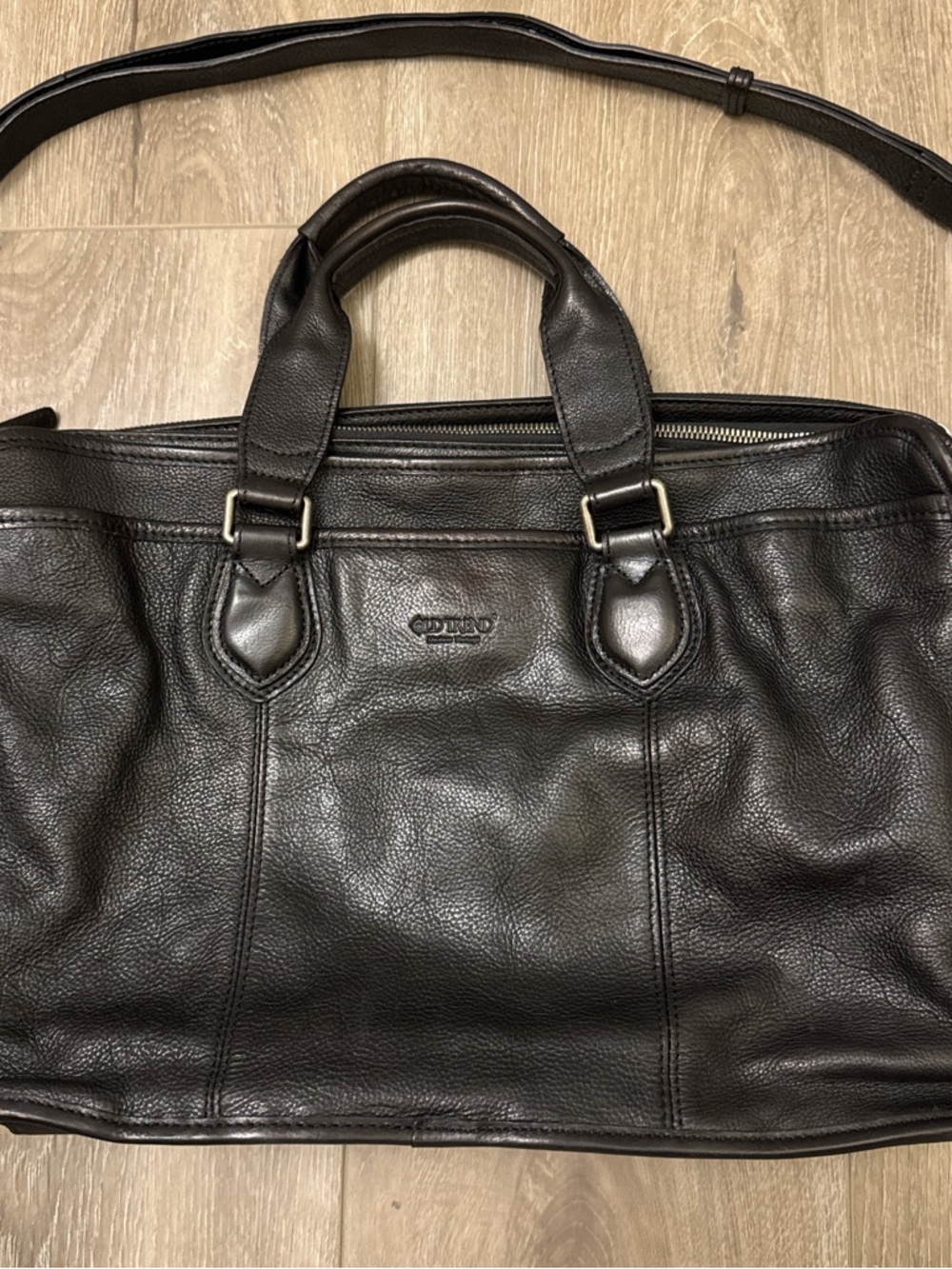 Old trend modern vintage genuine leather duffle bag